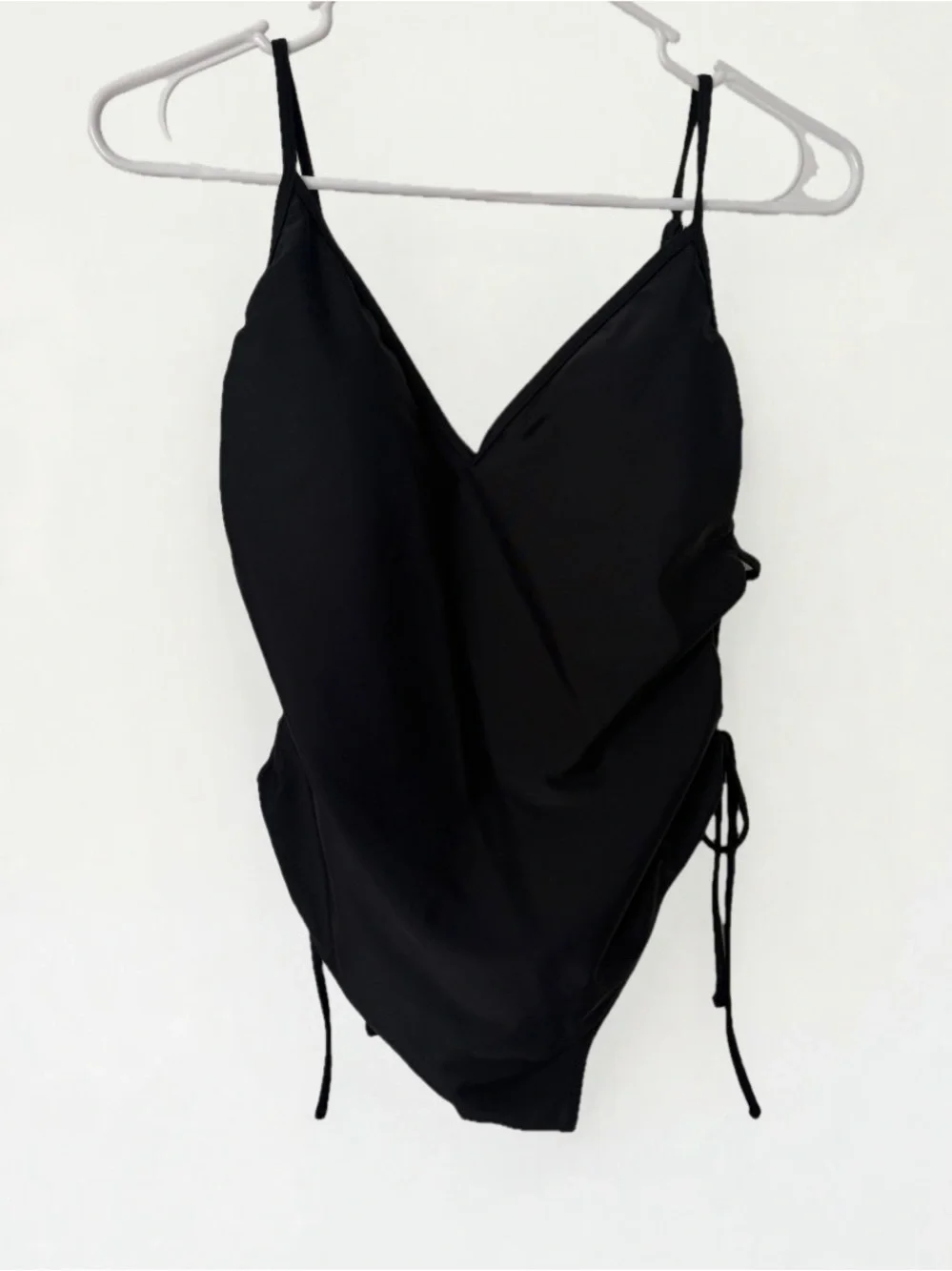 Abercrombie & Fitch Black V-Neck One-Piece Swimsuit